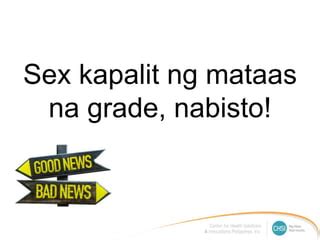 Sex kapalit trabaho nabisto sa city hall.